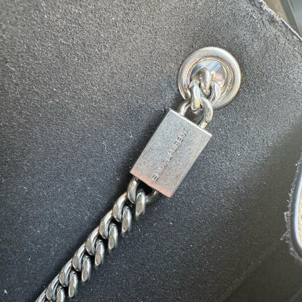 Yves Saint Laurent Black Studded Crossbody Bag - Picture 5 of 6